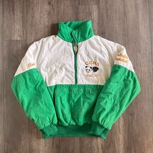 Vintage 90s Varsity Bomber Quarter Zip